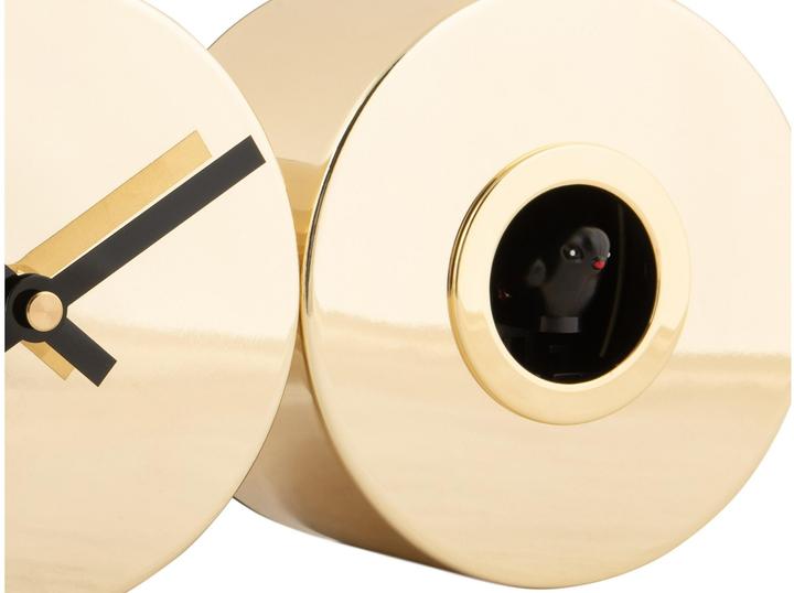 Productafbeelding Karlsson Wandklok Duo Koekoek Verguld