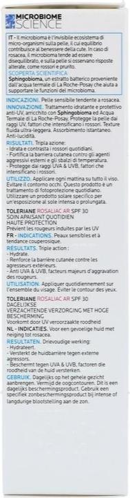 Image du produit La Roche Posay Toleriane Rosaliac AR (Crème solaire visage, SPF 30, 50 ml, 75 g)