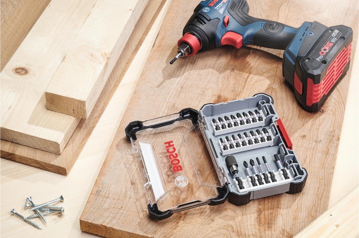 Productafbeelding Bosch Professional Zubehör Pick and Click Multi Bouwboor en Slagschroevendraaier Bitset (Zeskantbus TX M20, Zeskantbus TX M30, Zeskantbus TX M15, Zeskantbus TX M25, Zeskantbus TX M40, Kruis Phillips PH M1, Phillips kruis PH M2, Kruis Pozidriv PZ M2, Phillips kruis PH M3, Kruis Pozidriv PZ M3)