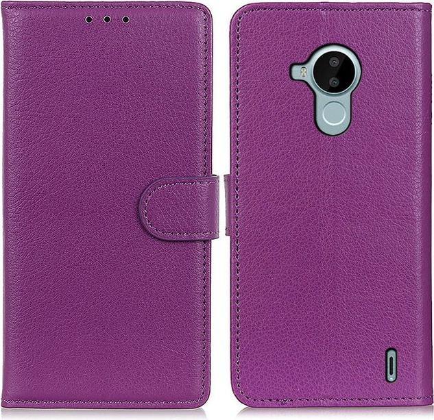 Actual product image MU Classic Litchi Leather Bookcover Series (Nokia C30)