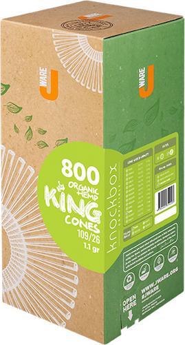 Produktbild J Ware JWare King Size, 1 x 800 Cones Hemp