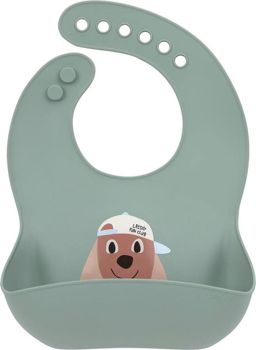 Lässig Silikon-Lätzchen - Tiny Team Dog (6 Monate)