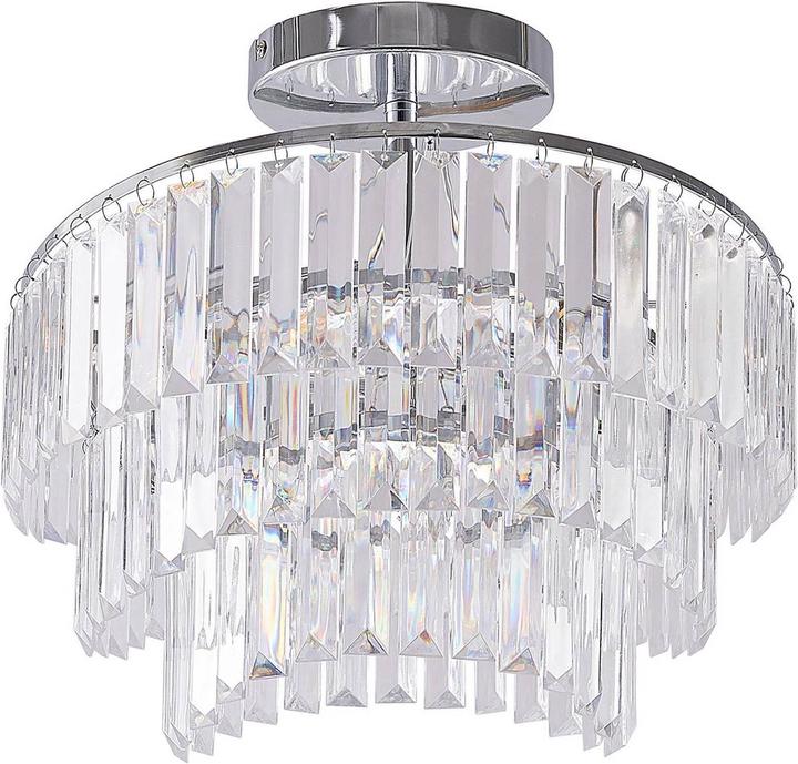 Lindby Plafoniera Volina con sospensione scintillante (37 cm)