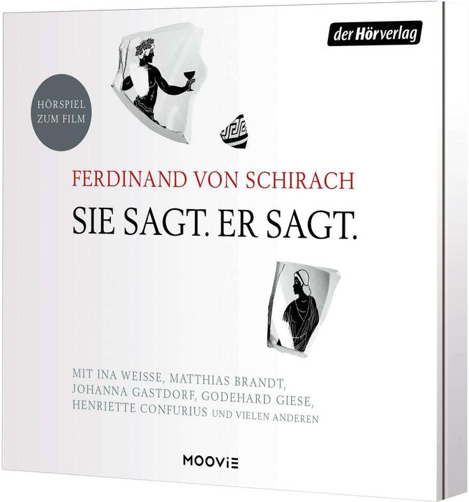 Produktbild Sie sagt. Er sagt (Matthias Brandt, Henriette Confurius, Godehard Giese, Ina Weisse, Ferdinand von Schirach, Deutsch)