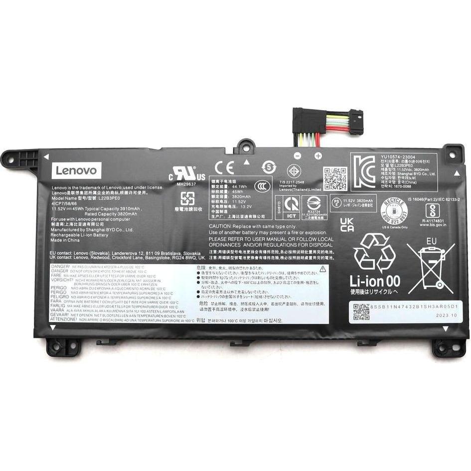 Lenovo BATTERY 3cell 45Wh 11.52V (3 Zellen, 3550 mAh), Notebook Akku