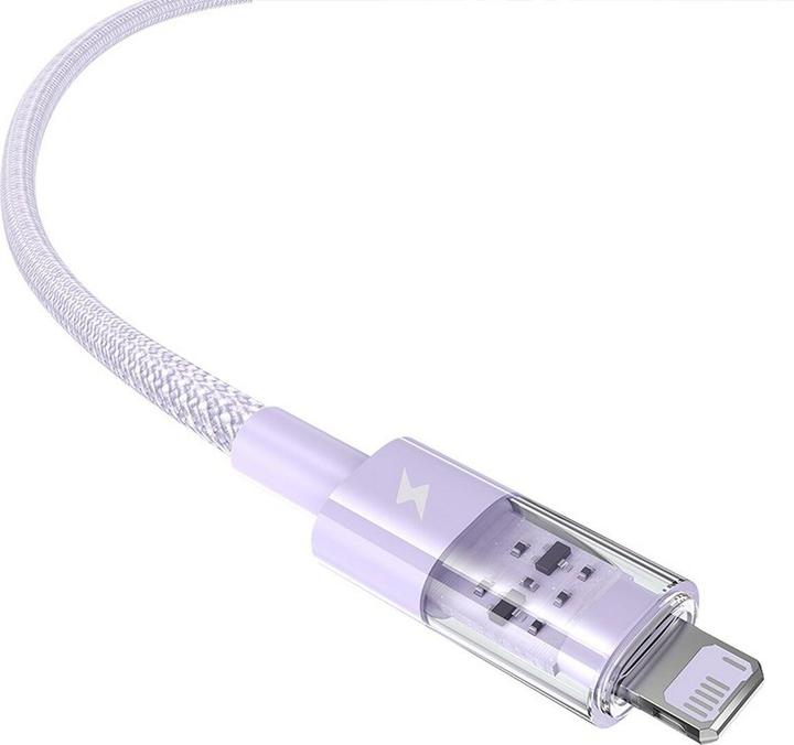 Produktbild Baseus Gem USB zu IP 2.4A Schnellladekabel 2 m Lila (2 m)
