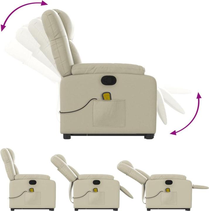 Image du produit vidaXL Massagesessel mit Aufstehhilfe