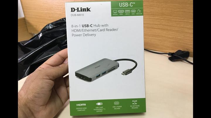 Actual product image D-Link DUB-M810 (USB-C, 1 Ports)