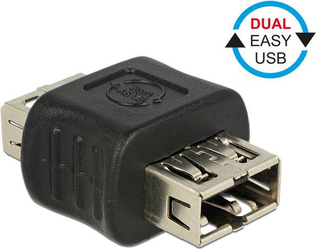 Produktbild Delock USB2.0 Easy Adapter: A-Buchse zu A-Buchse (USB 2.0, 3.30 cm)