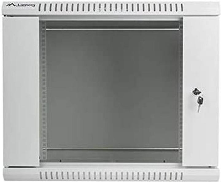 Produktbild Lanberg Wand- Rack 19 " 9U 600X450mm grau (9 HE, 19 Zoll Rack)