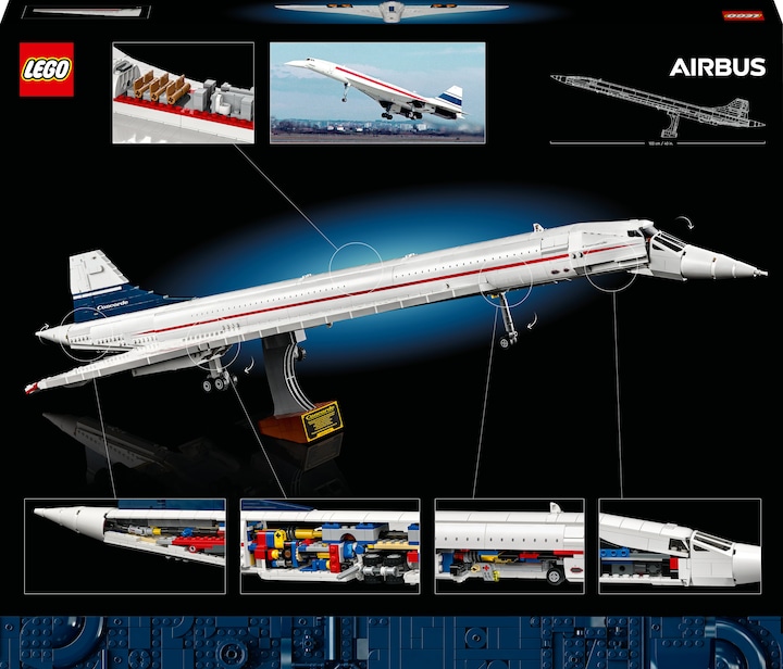 Produktbild LEGO Concorde (10318, LEGO Icons, LEGO Seltene Sets)