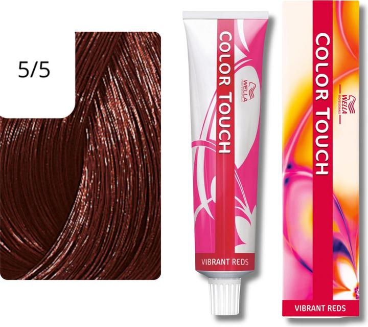Image du produit Wella Touche de couleur rouge vif (5/5 brun clair acajou acajou)