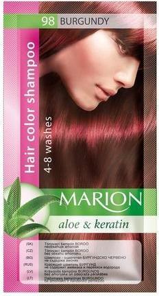 Actual product image Marion Shampoo 4-8 Wash 98 Burgundy 40Ml (40 ml, Liquid shampoo)