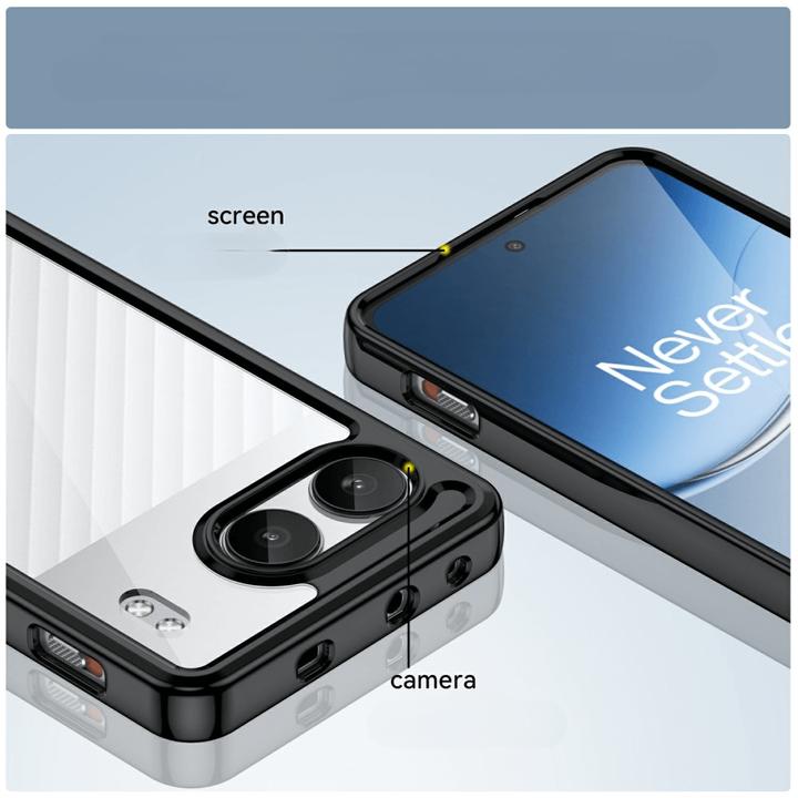 Produktbild Cover-Discount OnePlus Nord 4 - Schützende Acryl-Handyhülle mit erhöhtem Rand (OnePlus Nord 4)