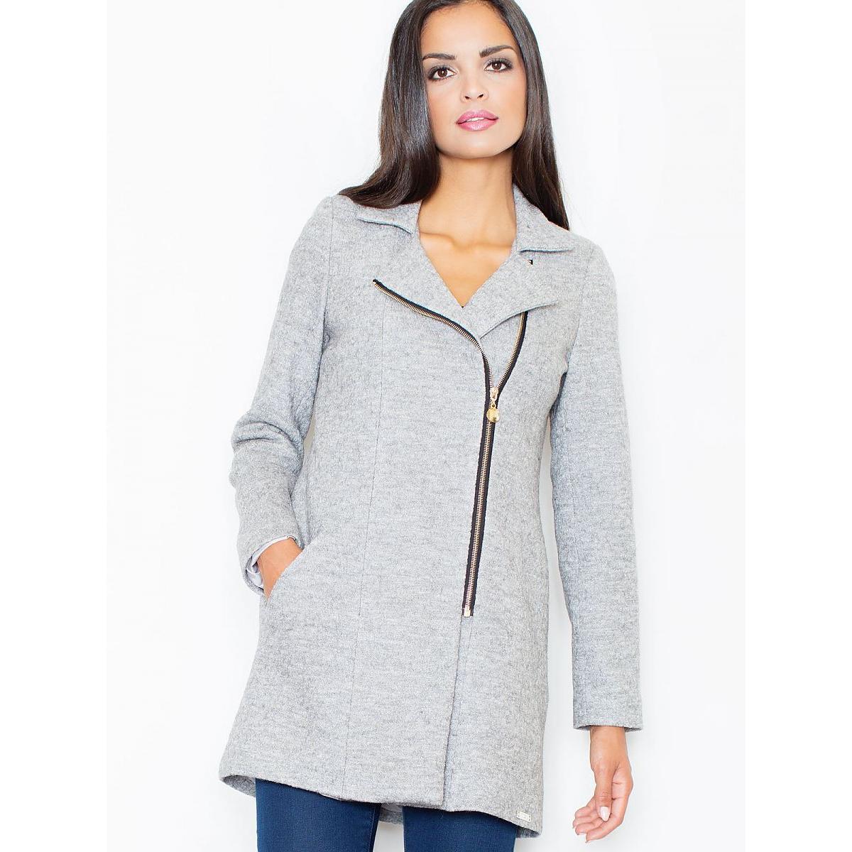 Figl, Damen, Jacke, Mantel model (S), Grau, S