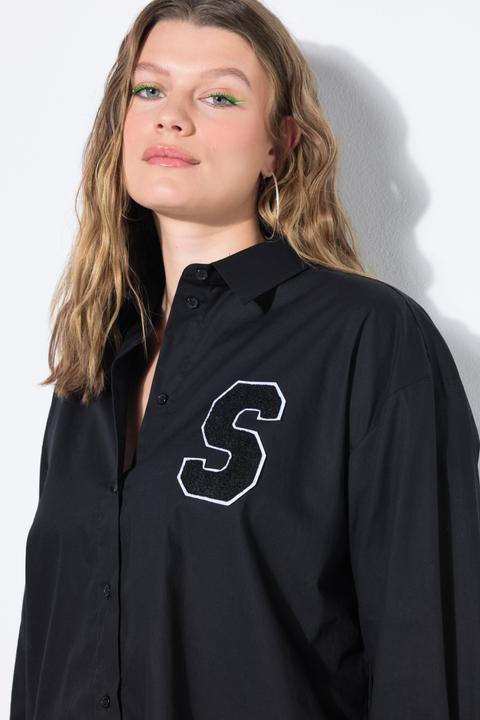 Produktbild Studio Untold Hemdbluse, oversized, Langarm mit Manschetten (58)