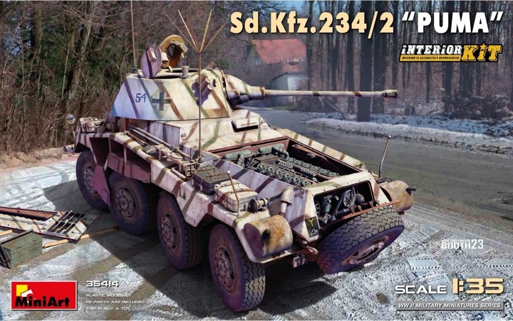 Produktbild 1:35 Sd.Kfz.234/2 Puma Interior Kit