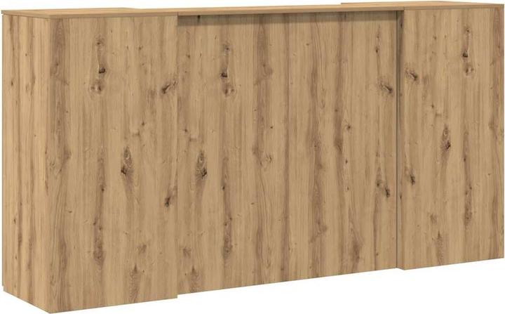 Image du produit vidaXL Comptoir d'accueil Chêne Artisan 200x50x103,5 cm Bois composite