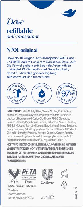 Produktbild Dove Antitranspirant Deostick Original, 35 ml (Stick)