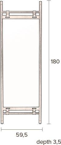 Actual product image Dutchbone Riva (59.5 x 180 cm)