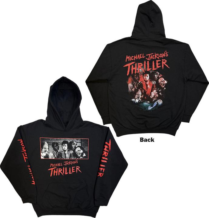 Produktbild Michael Jackson Thriller Zombies Back Print (Hoodie) (S)