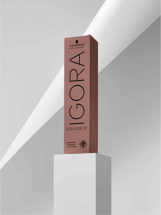 Produktbild Schwarzkopf Professional Igora Color 10 Permanent 10 Minute Color Cream (5-12 Hellbraun Cendré Asch)