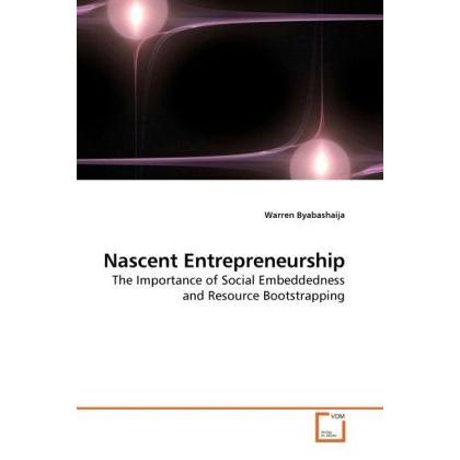 Nascent Entrepreneurship, Fachbücher von Warren Byabashaija