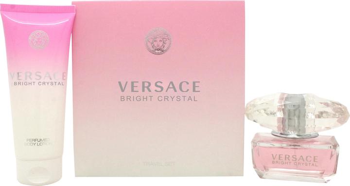 Actual product image Versace Bright Crystal set toilet water spray 50ml + body lotion 100ml (Eau de toilette, 100 ml)