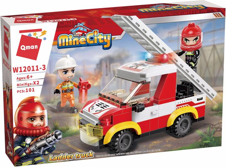 Produktbild Qman Feuerwehr Mini Set (4er Pack)