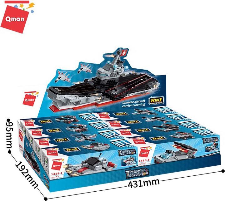 Image du produit Qman Porte-avion 8 en 1