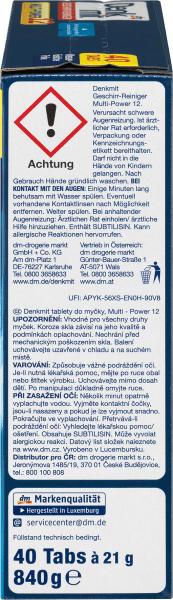 Produktbild dm Denkmit Multi-Power 12 (Tabs, 40 Waschgänge)