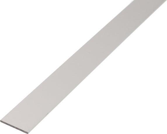 Magni Alberts 473051 Barre plate en aluminium, anodisé couleur argent 1000 x 40 x 3 mm
