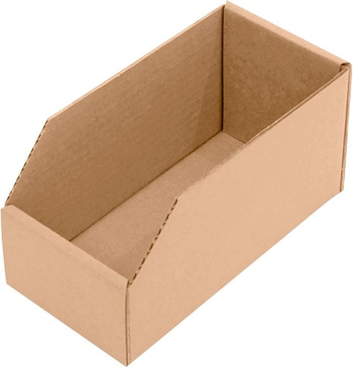 Produktbild Transpak Regalkasten L200xB100xH100mm braun 1-wellige Pappe