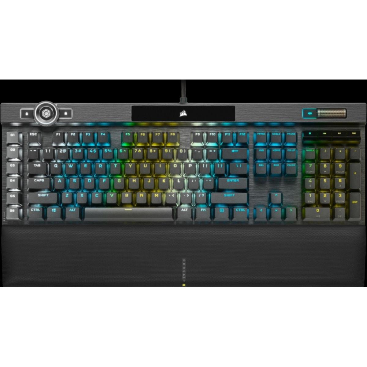 Corsair K100 (DE, Kabelgebunden), Tastatur, Schwarz