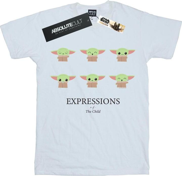 Immagine prodotto Star Wars The Mandalorian Expressions Of The Child Maglietta Ragazze (152, 158)