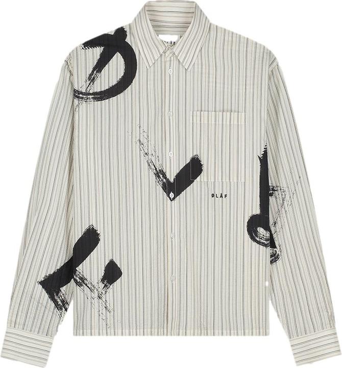 Actual product image Olaf Brushtroke Logo Stripe (S)