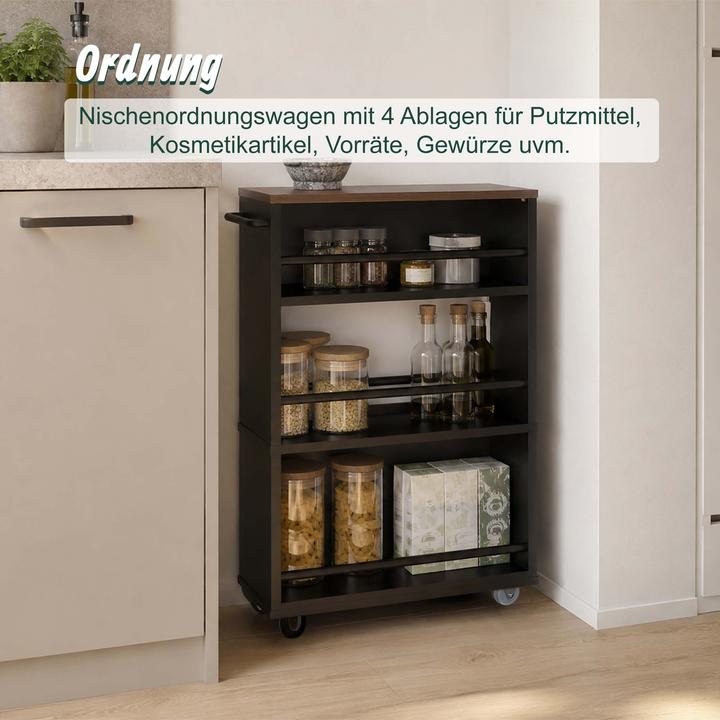 Produktbild Relaxdays Nischenwagen (15 x 45 x 80 cm)