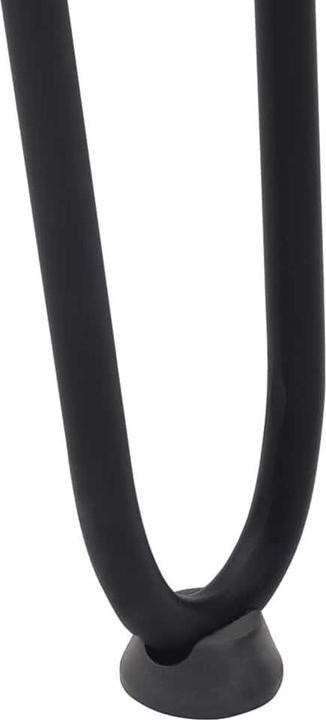 Produktbild VidaXL Haarnadelbeine 4 Stk. Schwarz 72 cm Massivstahl Hairpin Tischbein