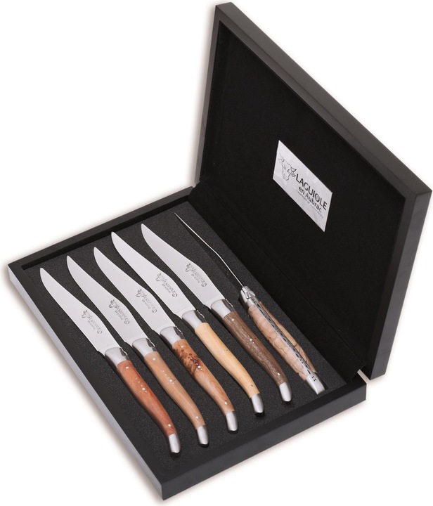 Laguiole en Aubrac Coltello da bistecca (6 Pezzo/i, Coltello)