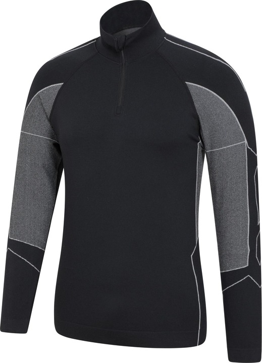 Actual product image Mountain Warehouse Mens Quiver II Seamless Base Layer Top (S)