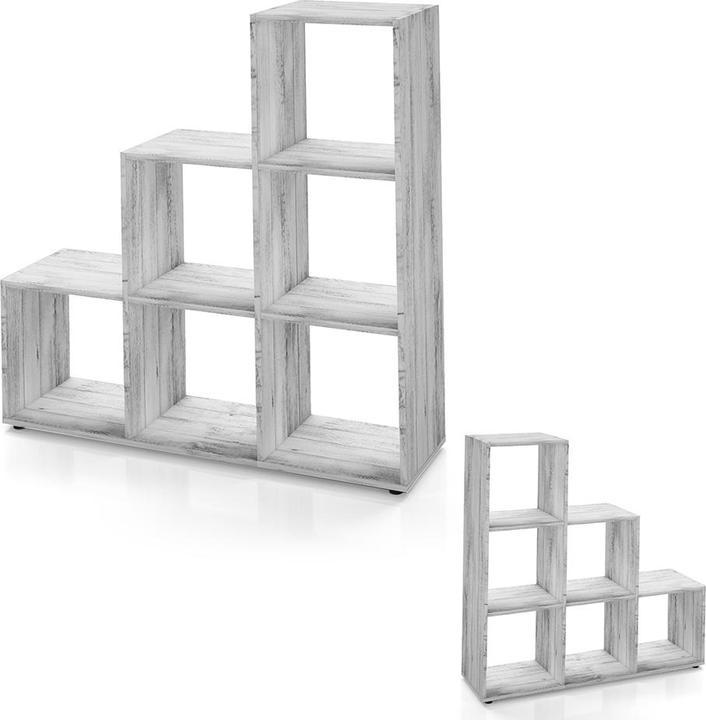 Produktbild Vicco Treppenregal (105 x 108 x 29 cm)