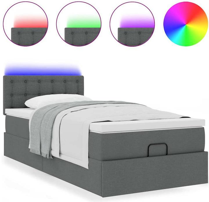 Produktbild vidaXL Ottoman-Bett (100 x 200 cm)