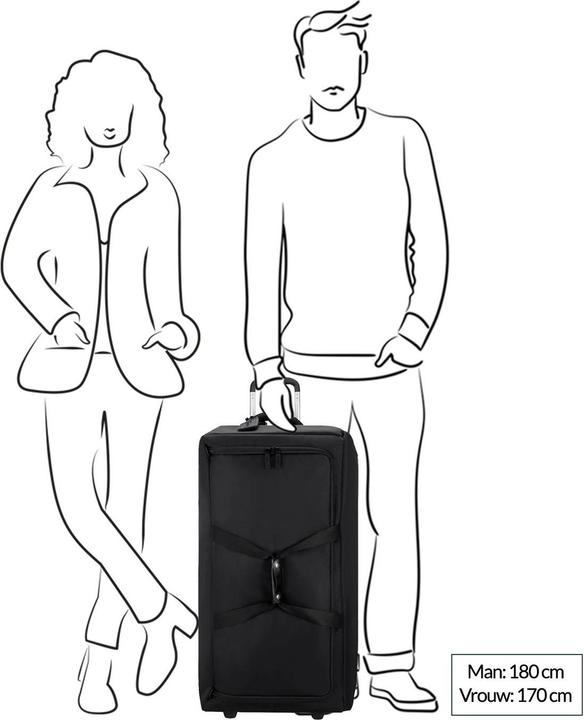 Immagine prodotto Lipault Borsa a Tracolla Pieghevole con Ruote