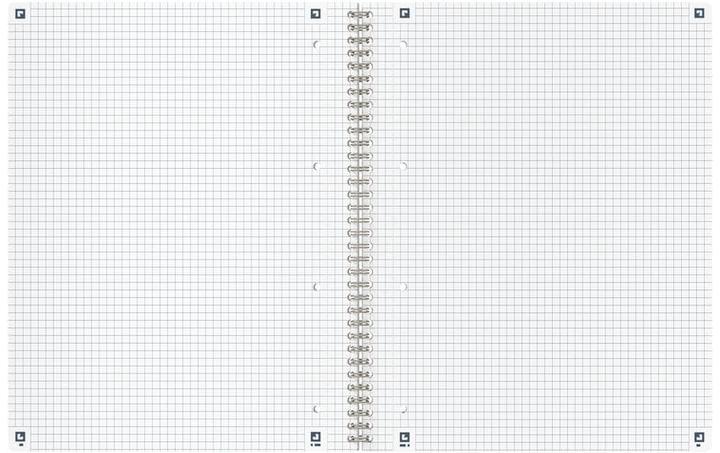 Actual product image Oxford Origins A4+ Card Twin-wire Notebook 5x5 140 Pages Grey SCRIBZEE Compatible (A4+, Checked, Soft cover)