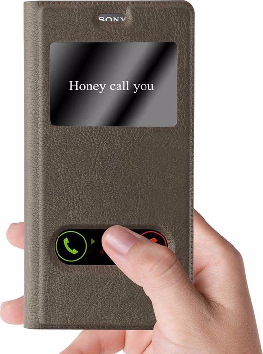 Actual product image Cadorabo Book with View double window cover (Sony Xperia Z5 Premium)