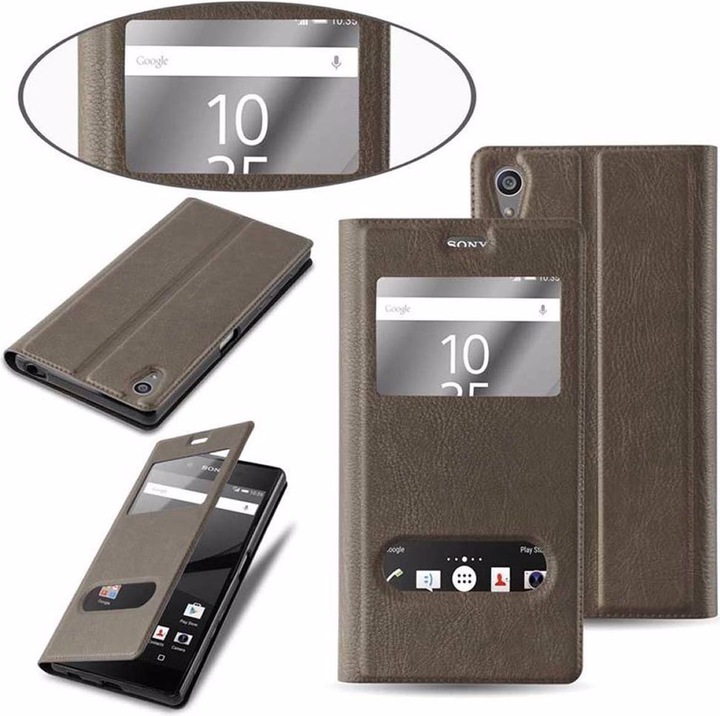 Actual product image Cadorabo Book with View double window cover (Sony Xperia Z5 Premium)