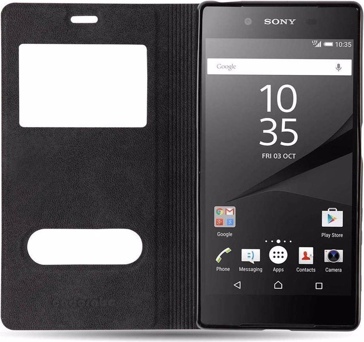Actual product image Cadorabo Book with View double window cover (Sony Xperia Z5 Premium)