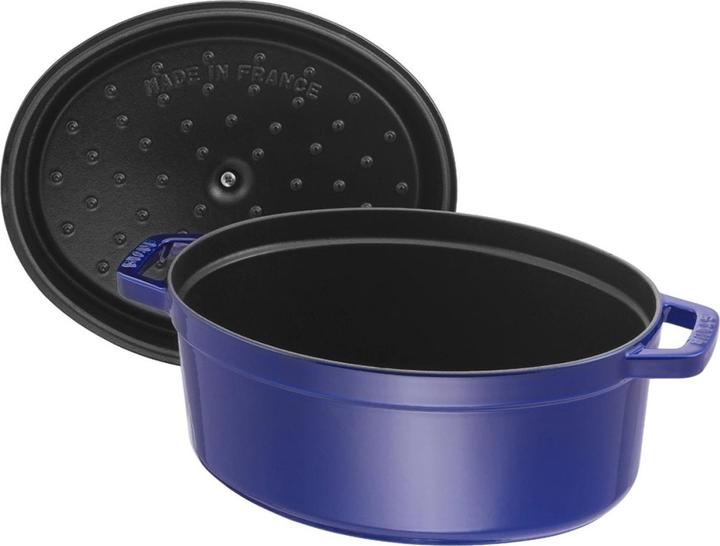 Immagine prodotto Staub Tostapane ovale blu scuro (33 cm, Pirofila + casseruola, Ghisa)