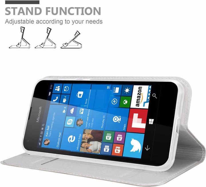 Produktbild Cadorabo Book Classy Style Cover (Microsoft Lumia 550)