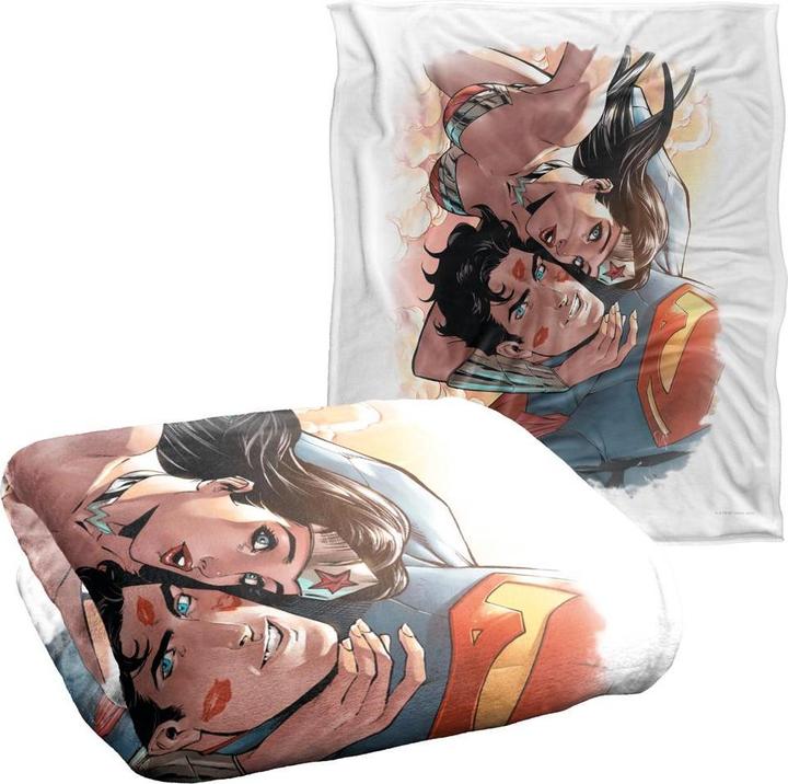 Image du produit Superman - Couverture motif/style Inséparables (152 x 127 cm)